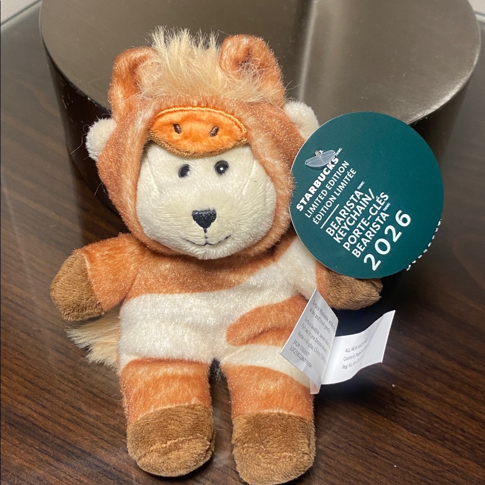 Starbucks 2026 Bearista Keychain Clip limited edition year of the horse. NWT - Picture 3 of 6